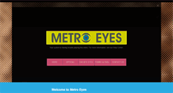 Desktop Screenshot of metroeyes.biz