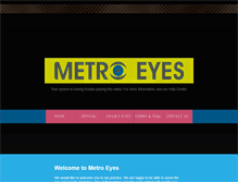 Tablet Screenshot of metroeyes.biz